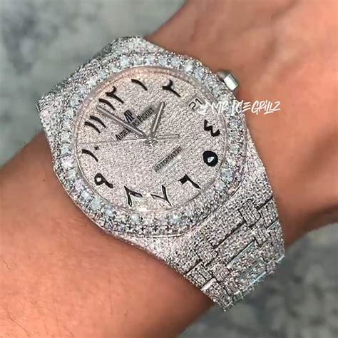 fake male dimond watch|moissanite diamond watch men's.